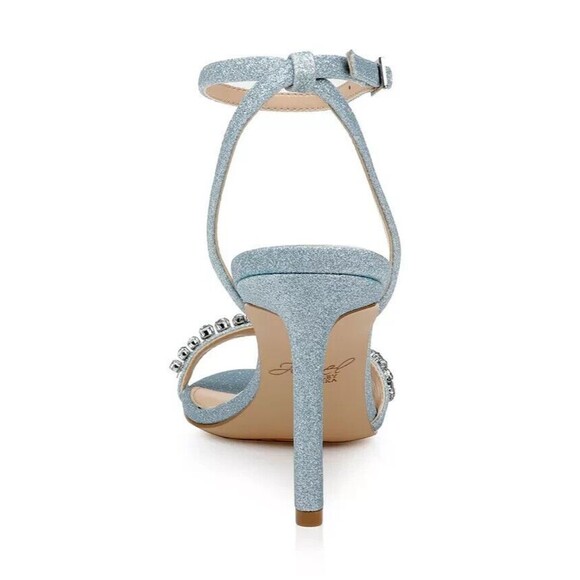Jewel Badgley Mischka Women's Dallyce Stiletto Evening Sandals, Sky Blue, 6M - Picture 5 of 5